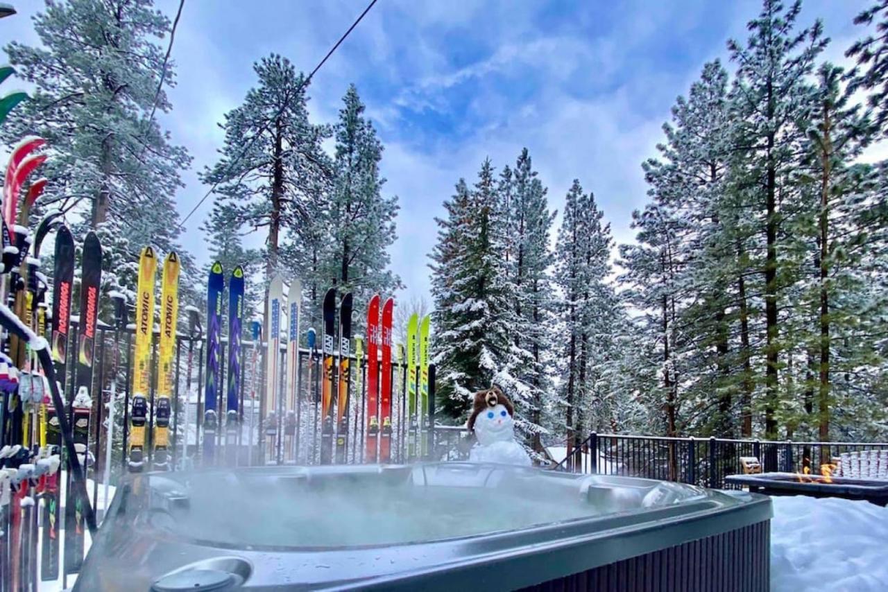 Winter Getaway Spa Fire-Table Close To Slopes บิ๊กแบร์เลค ภายนอก รูปภาพ